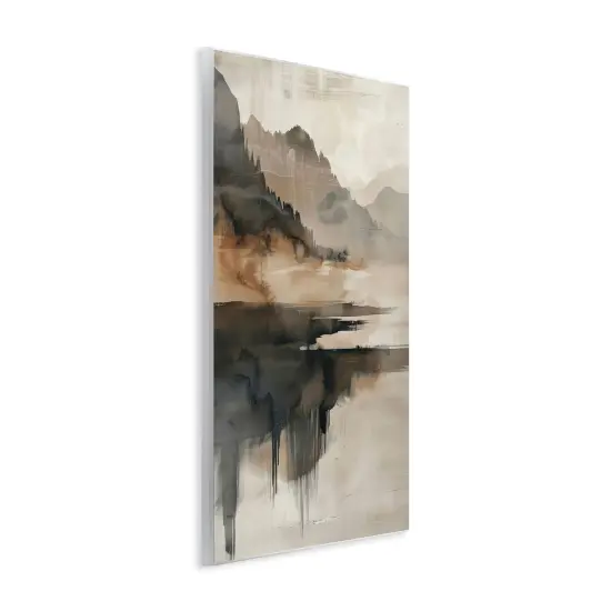 Stupell Industries Layered Opaque Mountain Reflection Wall Plaque Design by LSR Creative Studio {3}