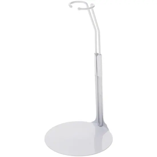Kaiser 2301 White Adjustable Doll Stand, fits 9 to 10 inch Dolls, waist width adjusts from 1 to 1.25 inches {1}