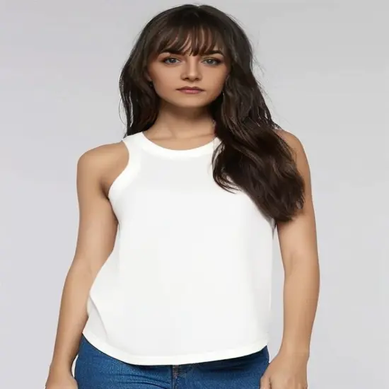 Live and Tell by LAT&reg; Girls Relaxed Tank White {1}