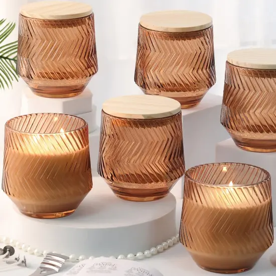 Large Candle Jars for Making Candles - Terracotta {1}