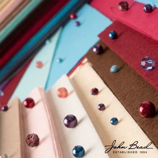 John Bead GoodFelt 8.5x11in Beading Foundation, 100 Pieces Assorted Earthy {4}