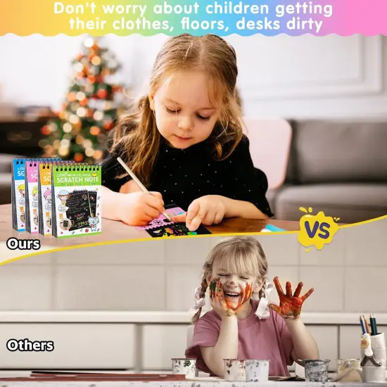 24 Pack Scratch Arts and Crafts Notebooks {2}