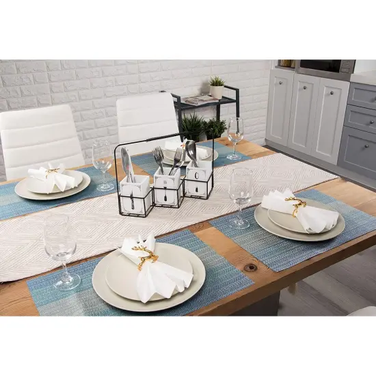 Juvale 6-Piece Gold Reindeer Christmas Napkin Rings, 1.8 Inches Diameter, Gold Napkin Rings for Holiday Themed Party Supplies, Christmas Napkin Holder for Lunch & Dinner Table Decoration {3}