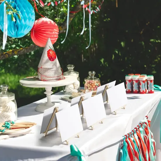 36 Pcs Mini Canvas and Easel Set for Painting {4}