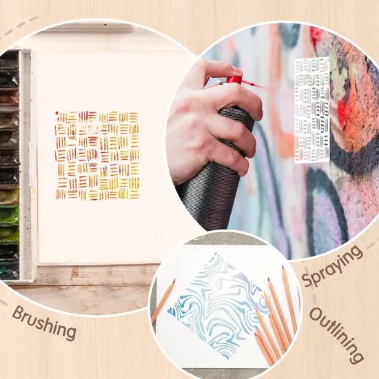 16 Pcs Paint Stencils (6 X 6 Inch) {5}