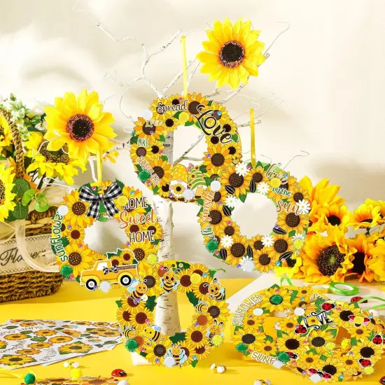 48 Sets Sunflower Craft Kits {2}