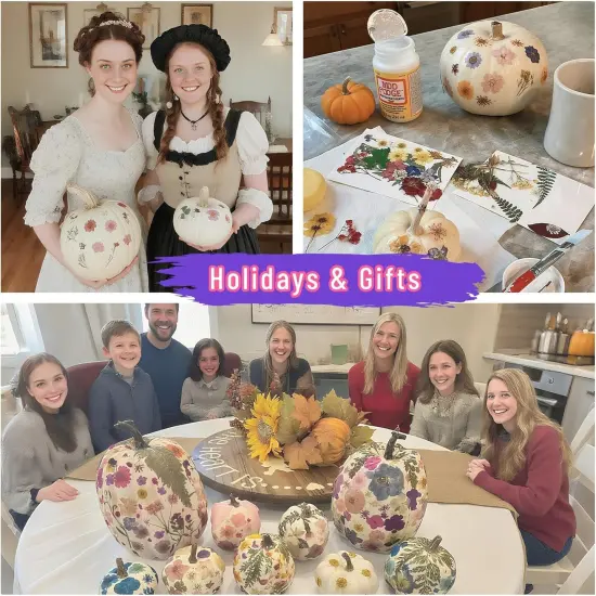 160 Pcs Small Dried Pressed Flowers for Resin with Tools {4}