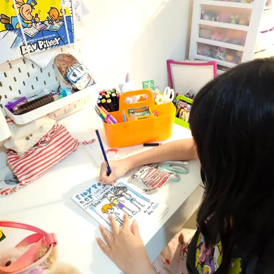 Enjoy Organizer | 6 Small Stackable and Portable Simple 6-Compartment Art Caddy - Made In USA {4}