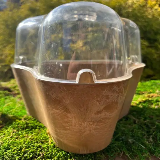 Greenhouse Planter - Grow 3 plants - Self Watering Gray {2}