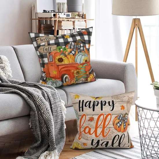 Fall Pillow Covers 18x18 Set {2}