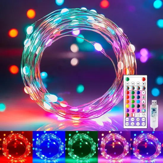 33FT 100 LED String Light with Remote - Color Changing {1}