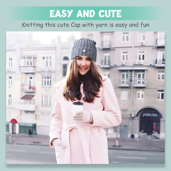 Cat Ear Hat Beanie Crochet Kit for Beginners {5}