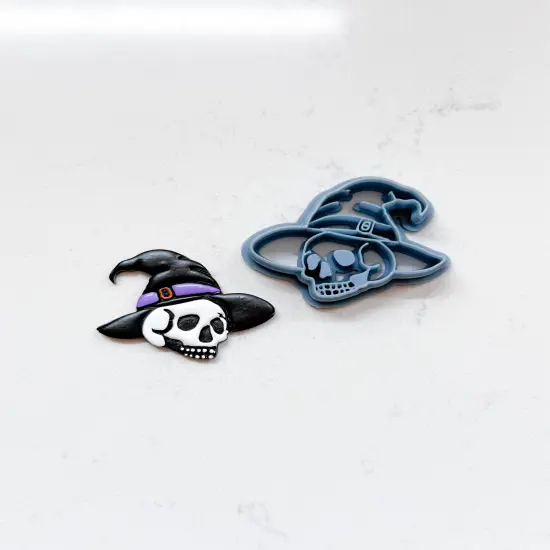 SKULL WITCH HAT | HALLOWEEN 2025 | CLAY CUTTERS {1}