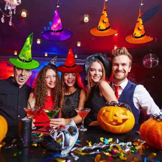 Halloween Witch Hat Lights Decorations {4}