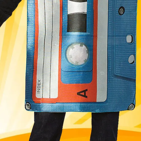 Get Real Cassette Tape Costume Adult Throwback Foam Tunic Outfit {6}