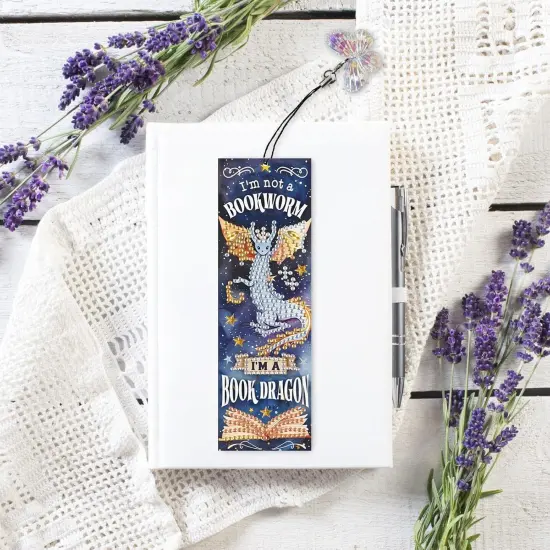 4pcs Diamond Painting Bookmark Kits for Adult(Dragon) {2}
