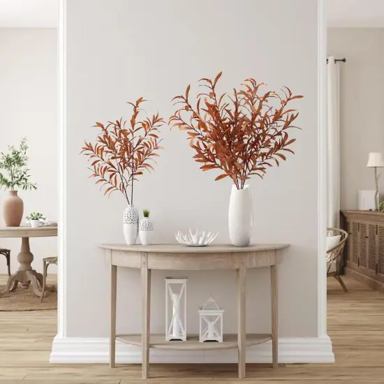 4Pcs Fall Artificial Olive Branches Autumn Long Stems {4}