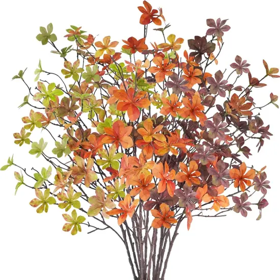 12 Pcs Fall Faux Greenery Stems {1}