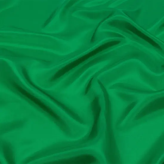 1 Yard Kelly Green Premium Silk Habotai or China Silk Lightweight Soft Smooth Fabric 44 Inches Width {1}