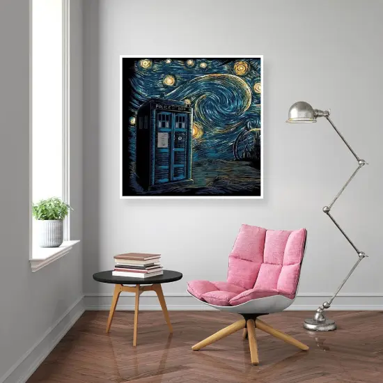 Mysterious Starry Sky Diamond Painting Kit - 12X12 inch {2}