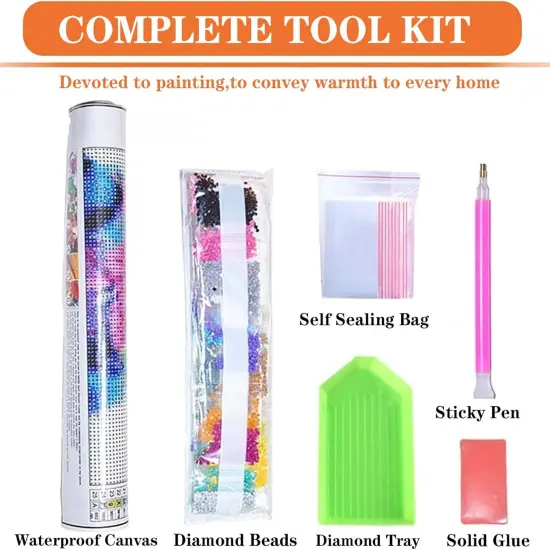 Dragon Diamond Painting Kit - 14x14inch (MZ0271) {4}