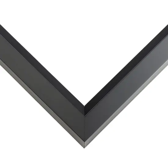 Panoramic Modern Shadow Box 1.5" Depth Black Frame - UV Acrylic, Backing, Hanging Hardware {3}