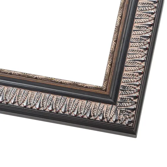 Ornate Black Picture Frame - UV Acrylic, Backing Board, Hanging Hardware Included {3}