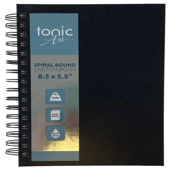Tonic-Art Spiral Hardcover Sketchbook 5.5"X8.5"-65lb, 110 Sheet {1}