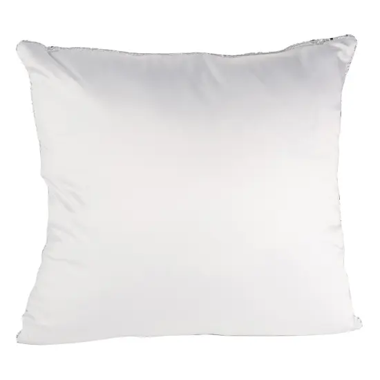 Craft Express Flip Sequin Sublimation Pillow Covers 4/Pkg-White/Silver {4}