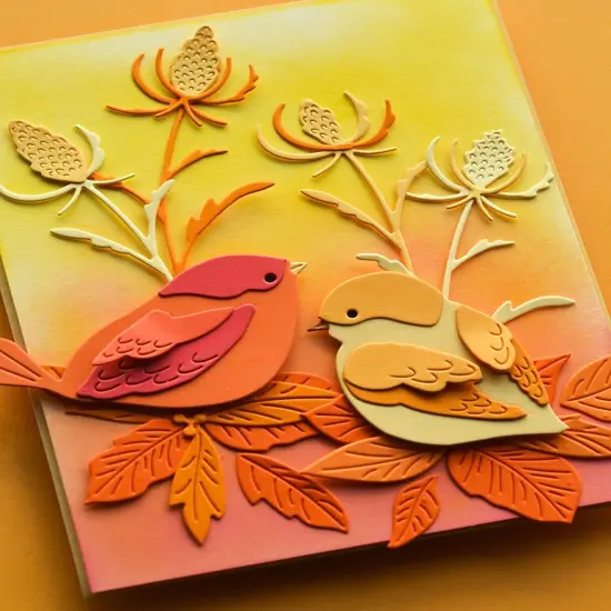 Memory Box Solid Core Cardstock 6"X6"-Sunrise {3}