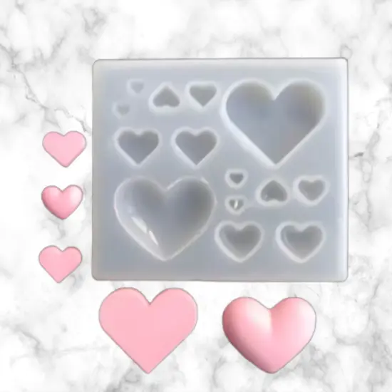 Heart Silicone Mold {3}