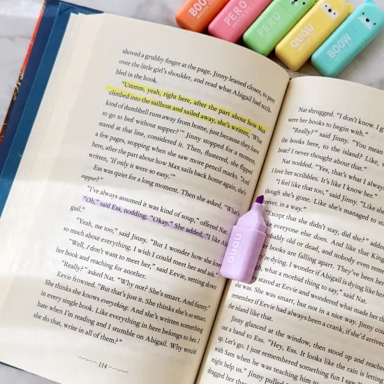 Wrapables Cute and Colorful Highlighters, Marker Pens, Stationery Supplies (Set of 6), Bears {3}