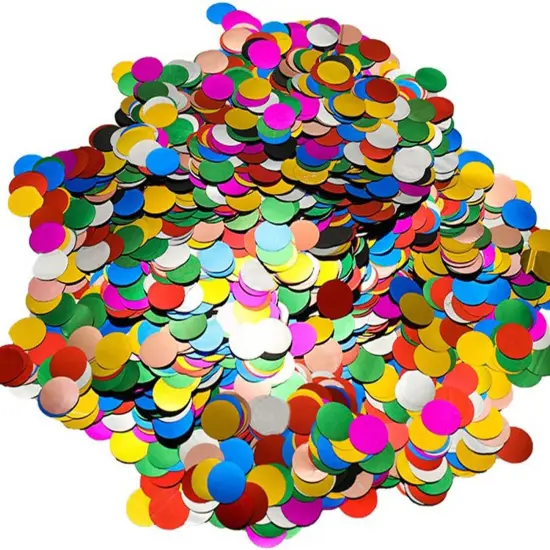 Multicolor Metallic Foil Confetti(0.59 inch) {1}