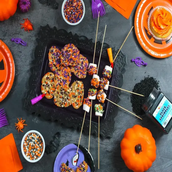 Bat, Pumpkin & Ghosts Confetti Sprinkles - Halloween Sprinkles {5}