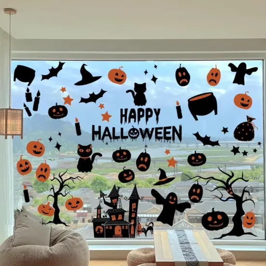 Halloween Wall Sticker Decorations {5}