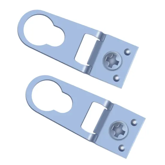 30 Sets of Metal Frame D-Ring Picture Hangers with Screws and Screwdrivers - for Open-Type Frame Channels Will Not Damage Photo Frames {2}