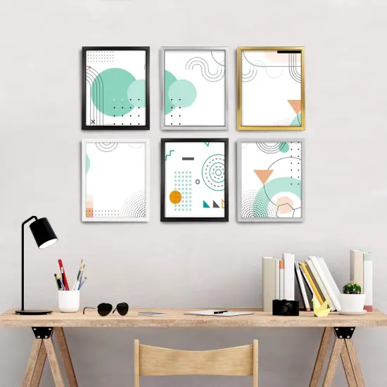 Giverny 8x10 Picture Frames, Black Photo Frames for Wall or Tabletop Display, Simple Design Glossy Finish Frame Perfect for Home Decoration, Office, Hotel and Various Ceremonies Praties {3}