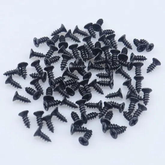 Picture Frame Turn Button Fasteners Set - 100 Pieces Picture Frame Hardware Backing Clips Photo Frame Hardware Clips with 100 Pieces Screws for Craft, Hanging Pictures, Photos {4}