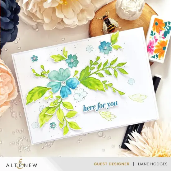 Dynamic Duo: Painted Floral Swag & Add-on Die Bundle {2}