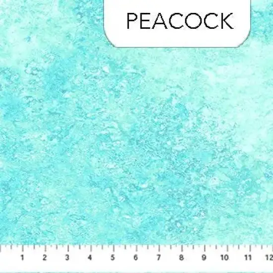 Blue Peacock 26758-66 Cotton 44"/45" Fabric Per Yard {1}
