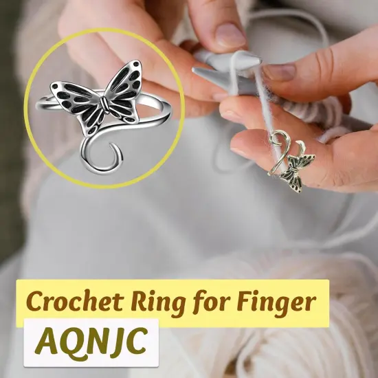 2 Pieces Crochet Rings {2}