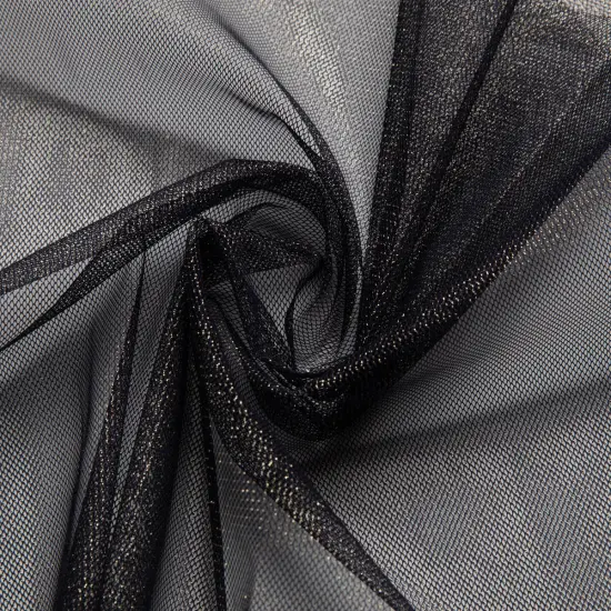 1 Yard Nylon MX Tulle Lace Fabric, 58/60&Prime; Wide Silver {4}