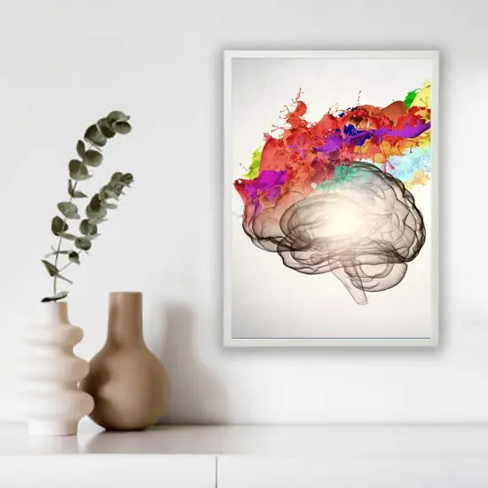 Large 19.75x27.5 White Picture Frame &ndash; Kid-Safe with Plastic Front Protection, Lightweight & Durable, Horizontal/Vertical Display, Compatible with ALFTA Adhesive Hook {5}