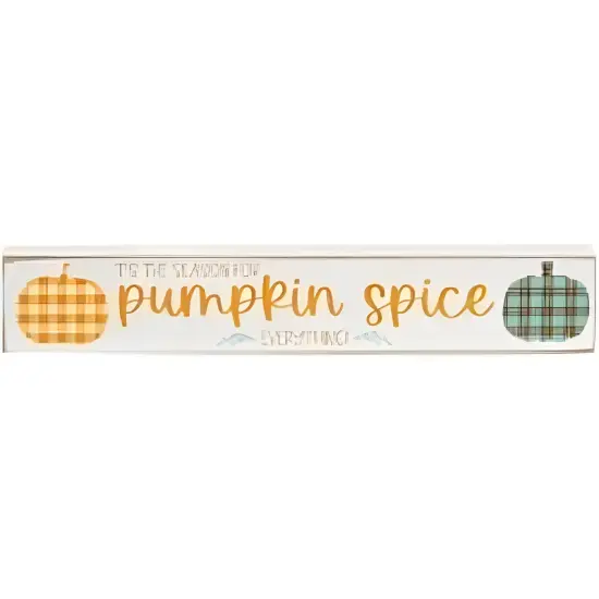 Wood Autumn Mini Quote Blocks with Pumpkin Spice Art 3 Asstd. {3}