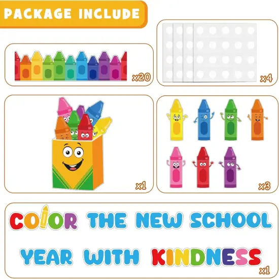 Back to School Bulletin Board Decorations Set {2}