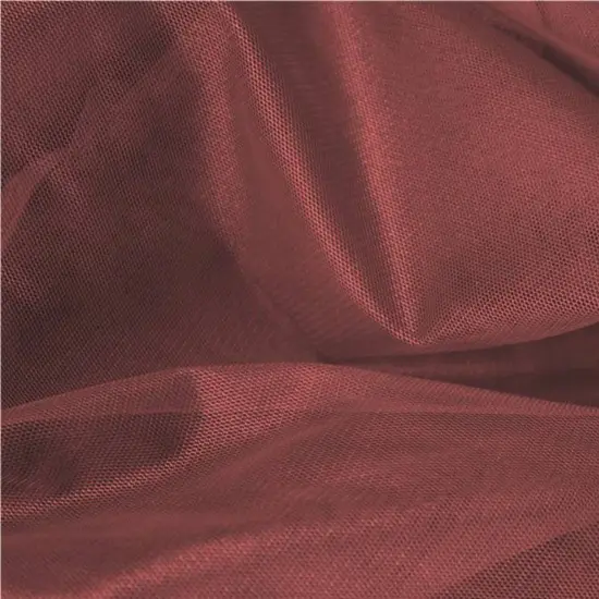 1 Yard Elegant Red Metallic Foil Mesh 58/60" Wide Sheer Fabric for Apparel & Crafts {1}