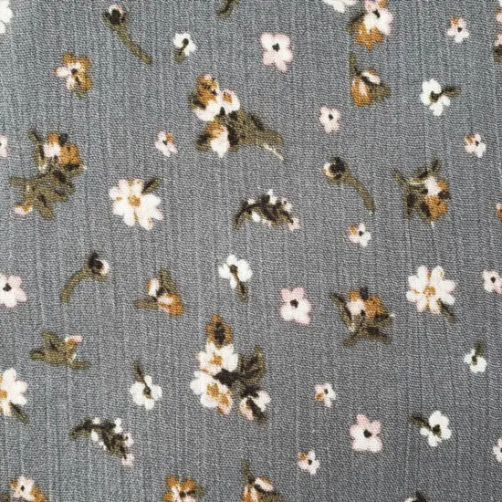 1 Yard Warm Gray Rayon Crinkle Crepon Fabric, Lightweight 50/52" Wide Apparel Fabric {2}