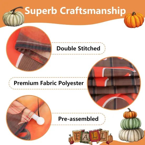 Fall Decorations Banner 2 Pack Happy Fall Y'all Decorations {2}