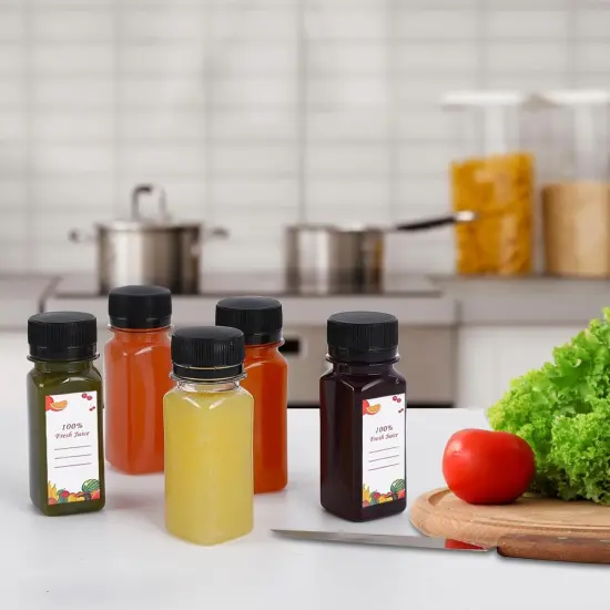 150 pcs 2 oz Empty Plastic Water Bottles with Caps {4}