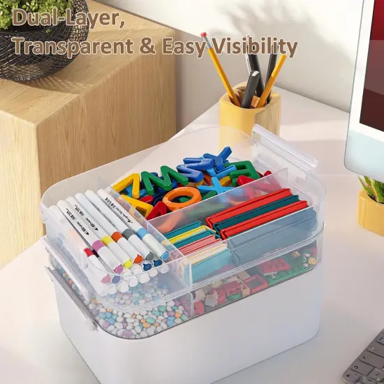 3-Layer Plastic Craft Organizers {3}